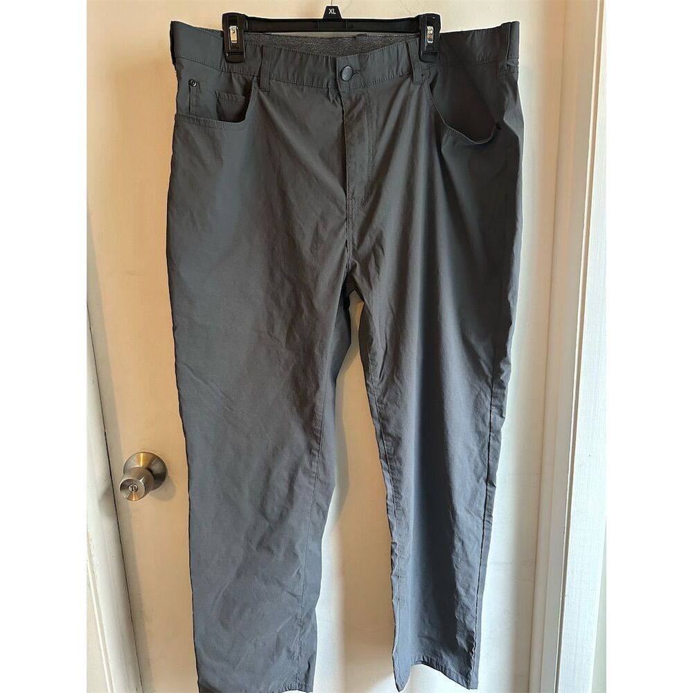Denali Men's Gray Chino Hiking Pants Size 40 Straight Fit